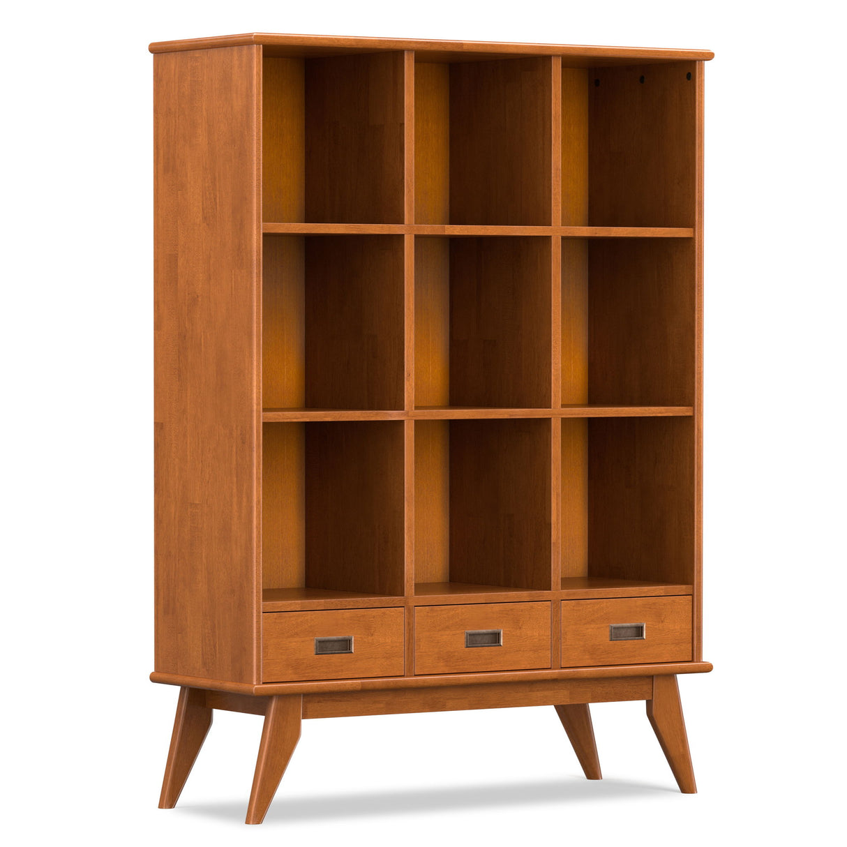 Draper - 9 Cube Storage With Drawers - Brown