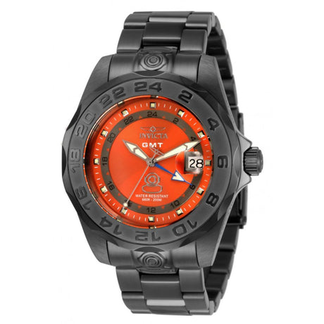 Invicta 44mm Grand Diver Swiss Quartz GMT Bracelet Watch