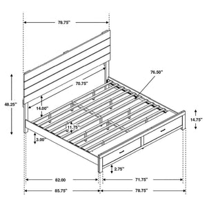 Geary - Panel Bed