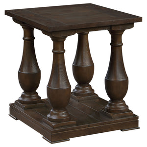 Byer - Rectangular Side End Table Coffee - Coffee