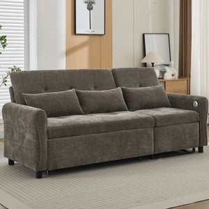 3 Seater Sofa Bed And Reversible Recliner