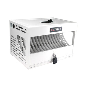 16 Bay Charging Cabinet For Laptop book, Locking Charging Station