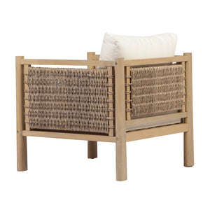 Set of 3 Outdoor Acacia Wood Patio Chairs