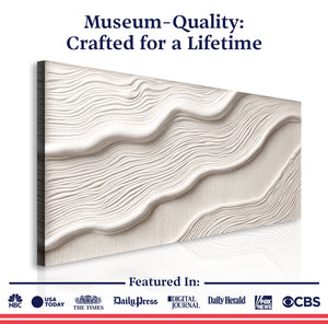 Ivory Abstract Wall Art II