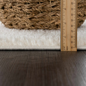 Judy White Washable Area Rug