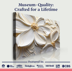 3D Minimalist Flower Wall Art II