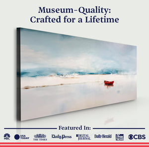 Misty Morning Abstract Wall Art