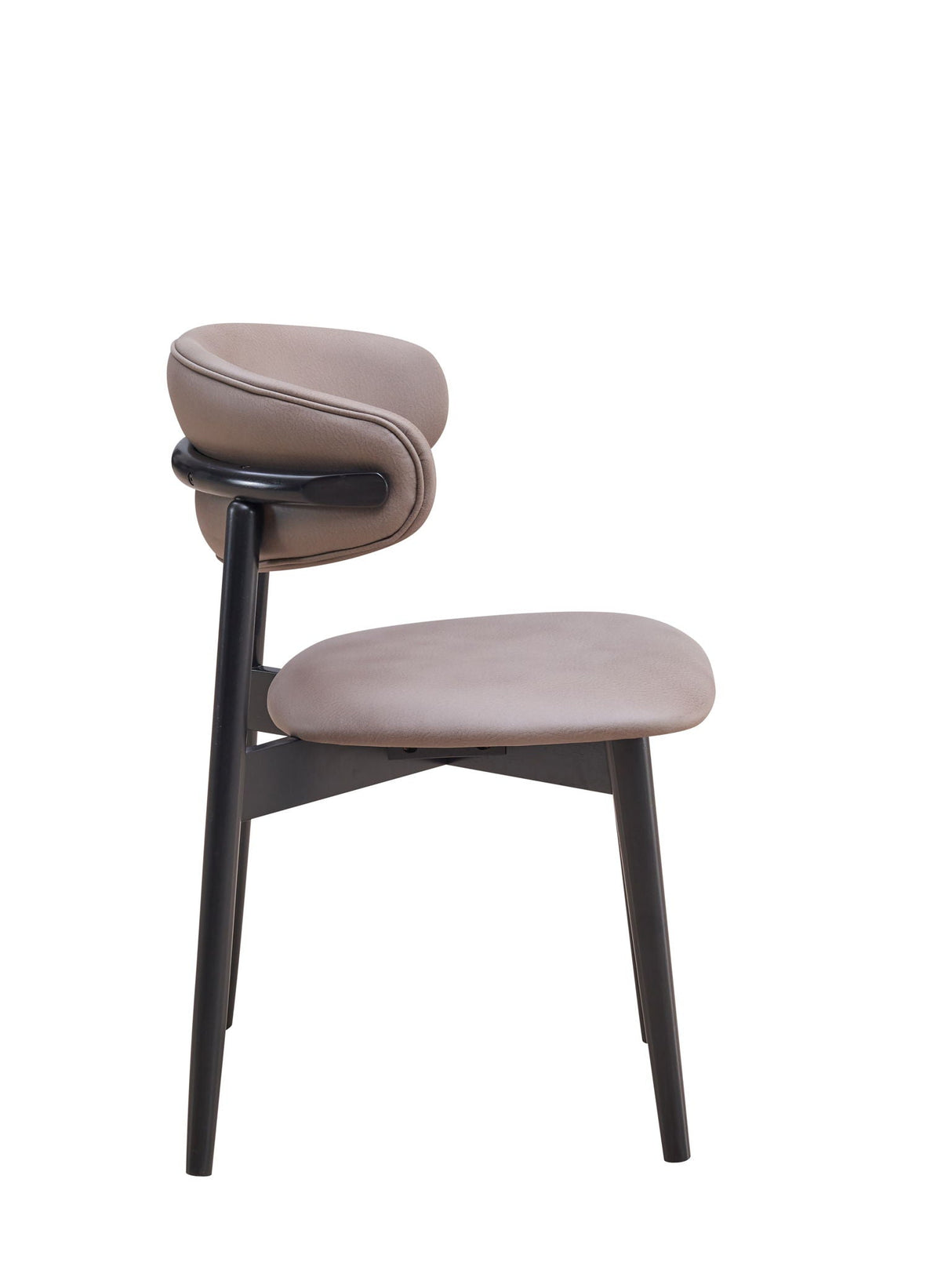 Lanae - Polished Microfiber Side Chair (Set of 2) - Gray - Best Buy Furniture