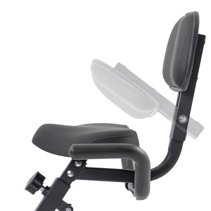 Exercise Bike Folding Stationary Bikes For Home With 16 Level Magnetic Resistance