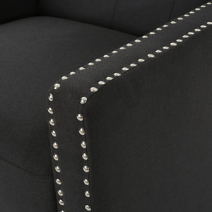 Classic Fabric Push Back Chair