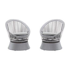 Modern Swivel Wicker Lounge Chair With Round Design - Best Buy Furniture