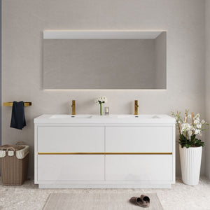 Bathin Freestanding Bathroom Vanity With Double Sinks
