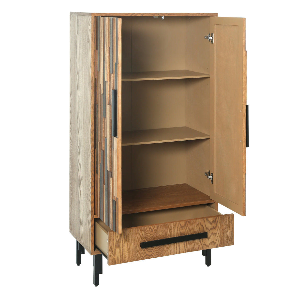 60" Tall Storage Cabinet with Drawer