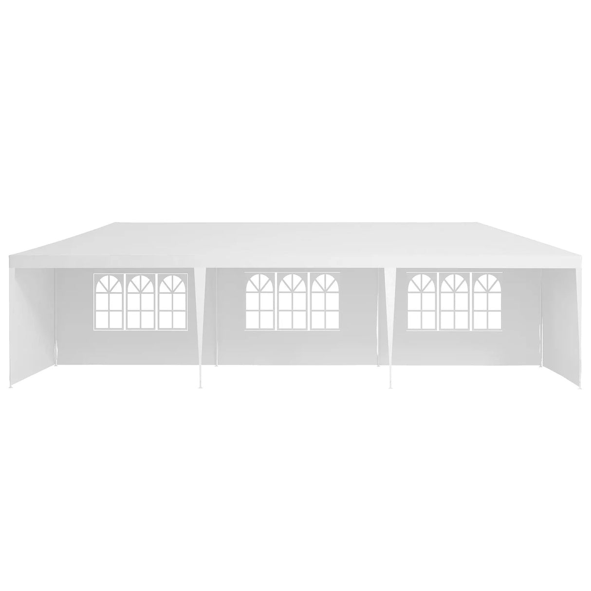 10x30' Outdoor Garden Gazebo Wedding Party Tent Canopy Marquee with 5 Removable Sidewalls