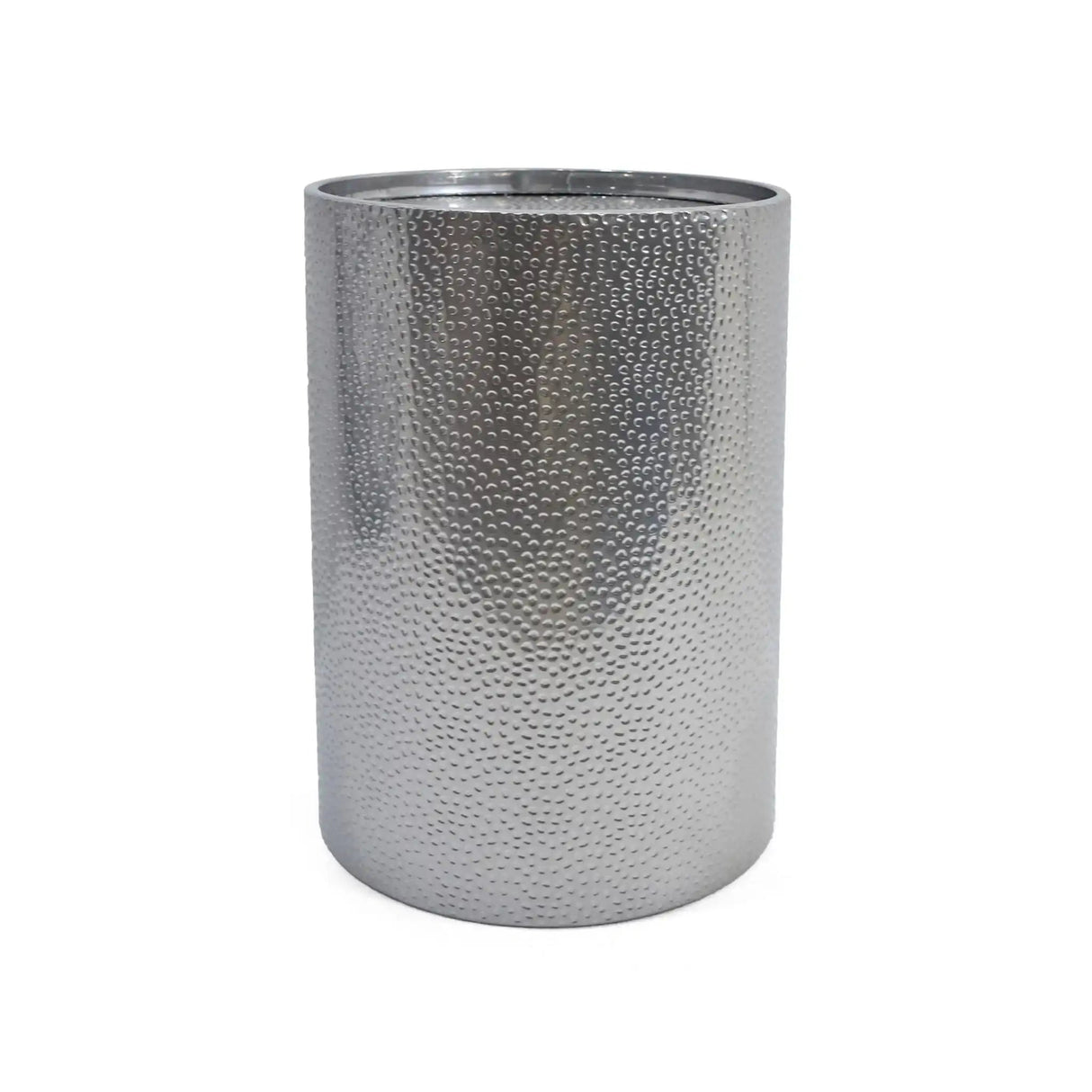 Modern Round Accent Table With Hammered Surface - Best Buy Furniture