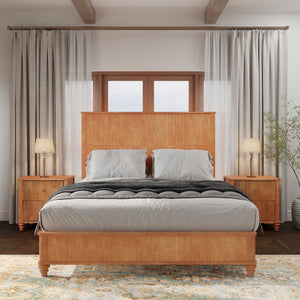 3 Piece Bedroom Set & Bed And 2 Nightstands