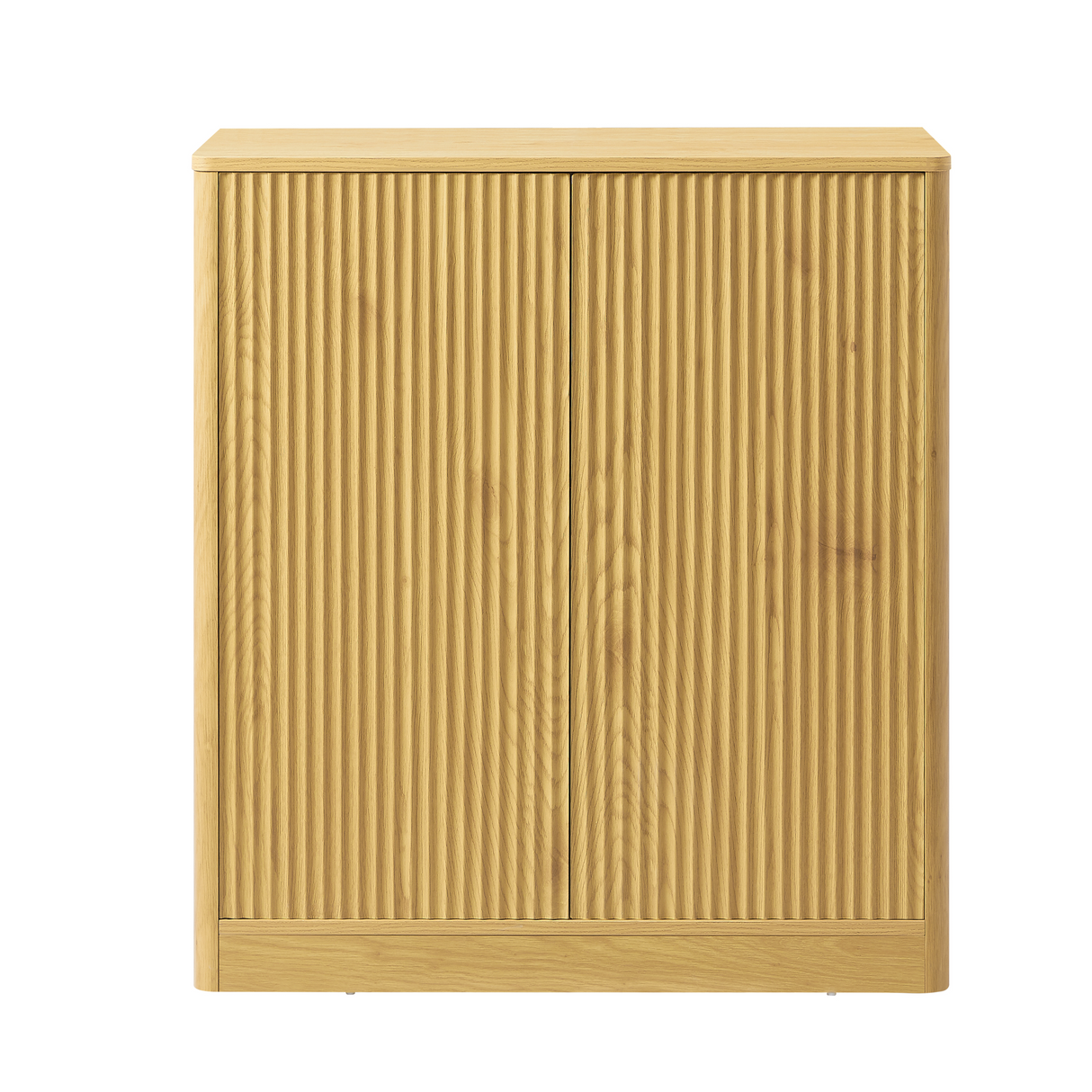 34.3" Modern Wavy Sideboard with Curved Contour Design