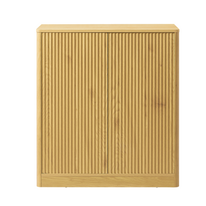 34.3" Modern Wavy Sideboard with Curved Contour Design