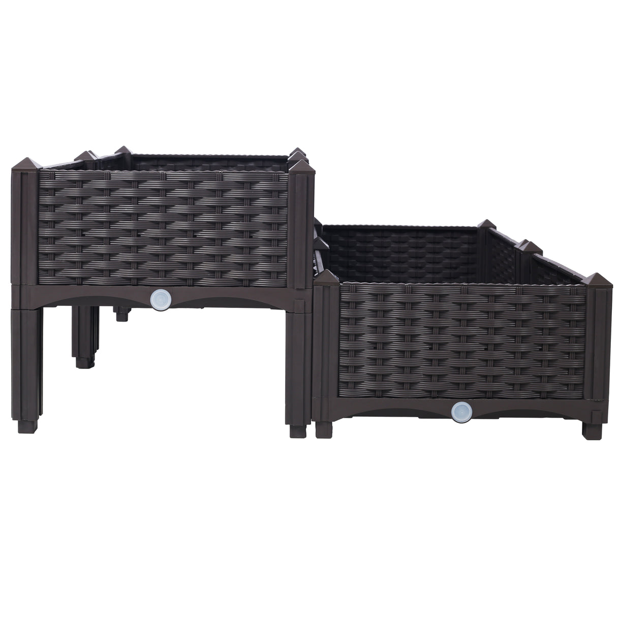 4 Piece Raised Garden Bed with Legs