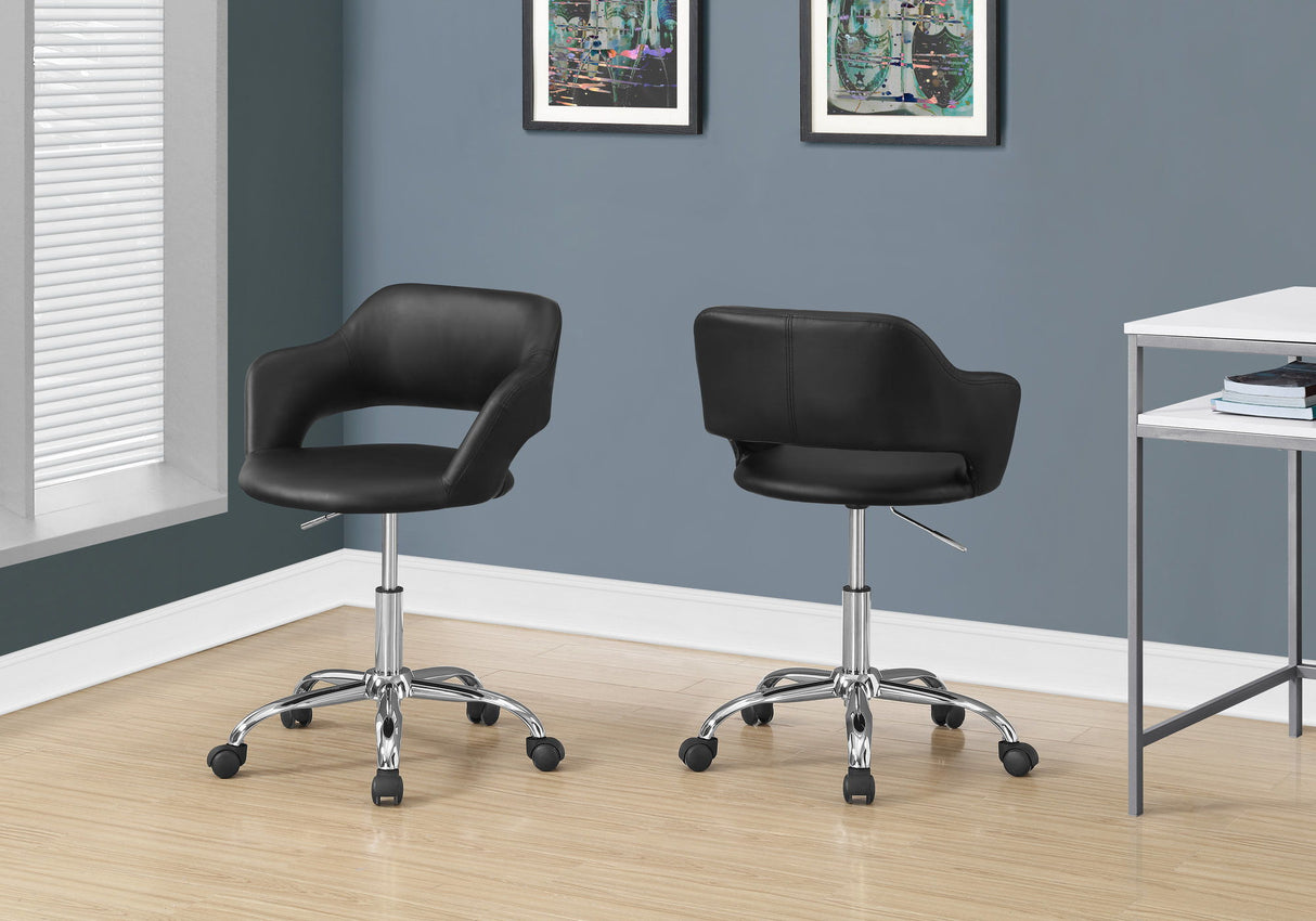 Office Chair, Adjustable Height, Swivel, Ergonomic, Armrests, Contemporary - Best Buy Furniture