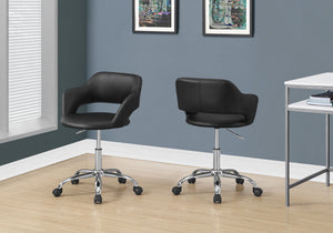 Office Chair, Adjustable Height, Swivel, Ergonomic, Armrests, Contemporary - Best Buy Furniture