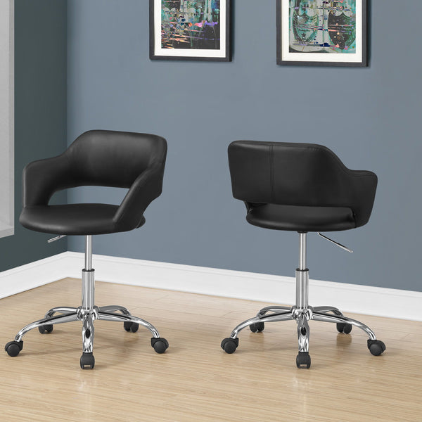 Office Chair, Adjustable Height, Swivel, Ergonomic, Armrests, Contemporary - Best Buy Furniture