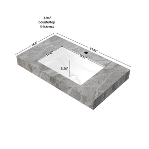 36" MURI Bathroom Sink
