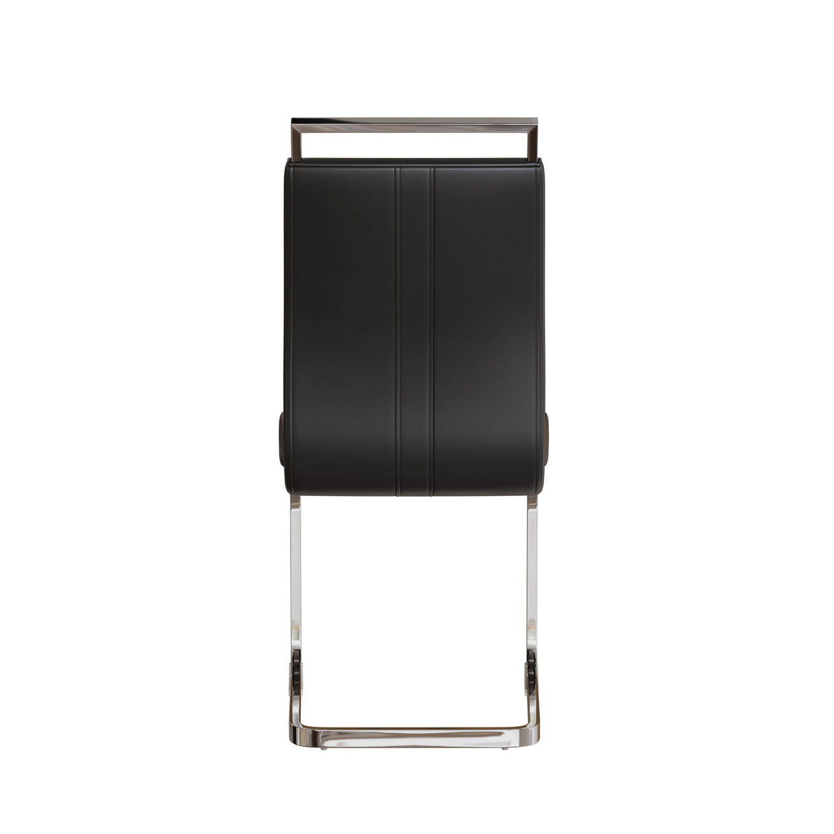Modern Dining Chairs With Padded Seat, High Back