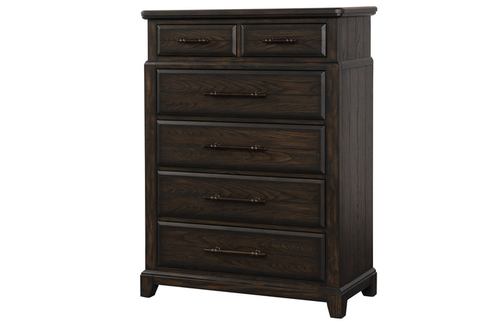 6 Drawer Dresser with Ample Storage - Mahogany
