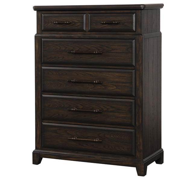 6 Drawer Dresser - Mahogany