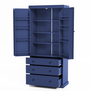 TOPMAX 77inch Farmhouse Kitchen Pantry