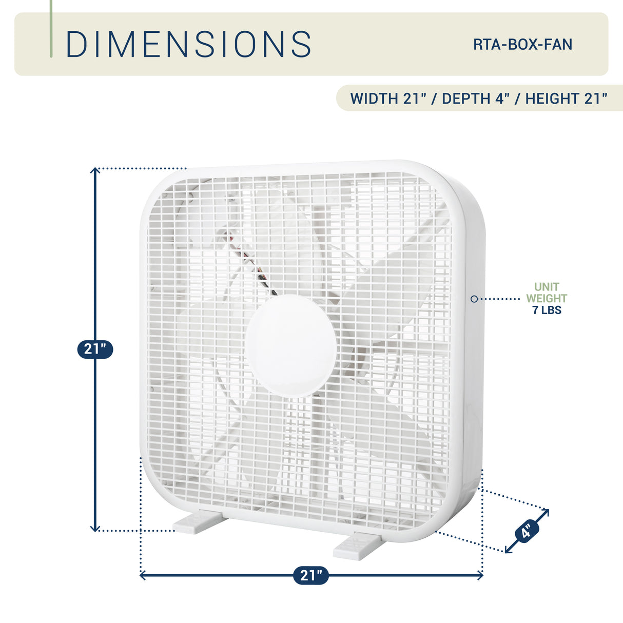 20 Inch Box Fan