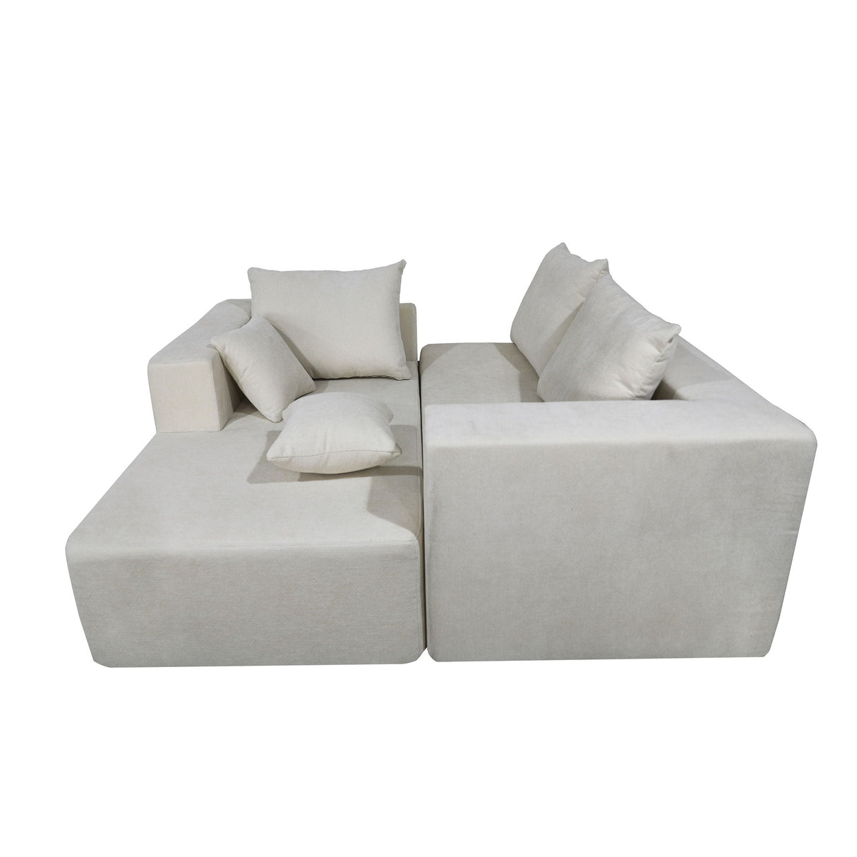 Modular Corner Sofa With Soft Fabric