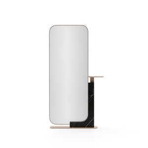 Overlap Floor Mirror