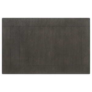 Dexter - Rectangular Plank Top Dining Table - Dark Gray