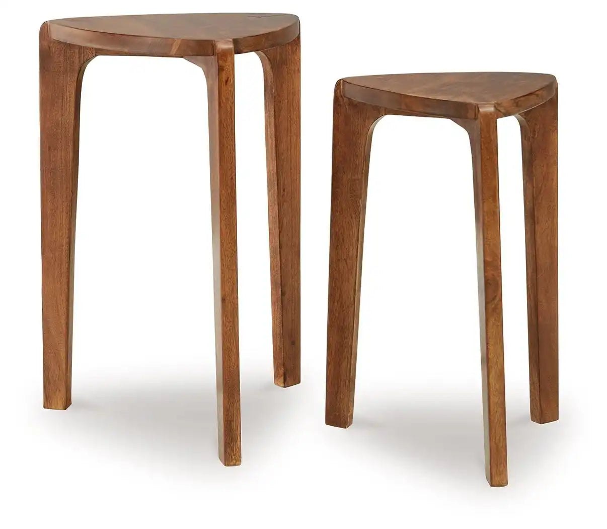 Brynnleigh - Accent Table Set (Set of 2) - Medium Brown - Best Buy Furniture