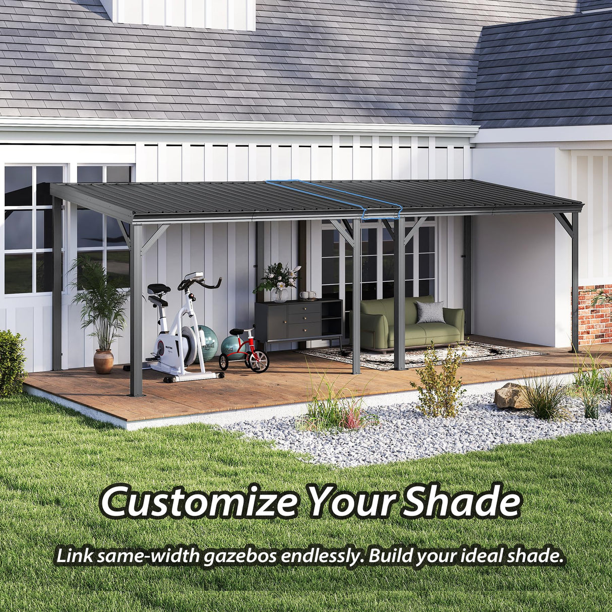 Gazebo Connector Kit for 12ft Width Wall Mounted Gazebos