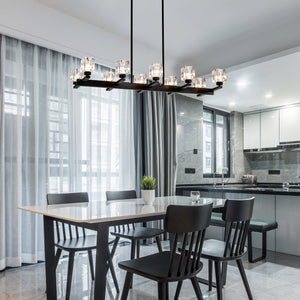 10-Light Chandelier for Dining Room