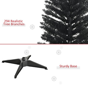 HOMCOM 5' Artificial Pencil Christmas Tree