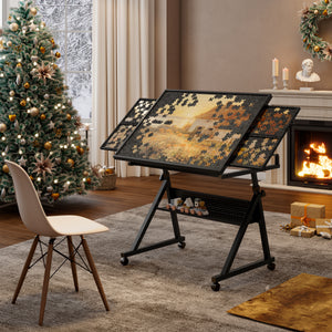 1500 Pieces Jigsaw Puzzle Table Board for Adults