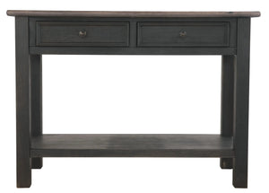 Tyler Creek - Sofa Table - Grayish Brown / Black - Best Buy Furniture