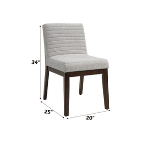 Edwyn - Linen Side Chair (Set of 2) - Gray - Best Buy Furniture