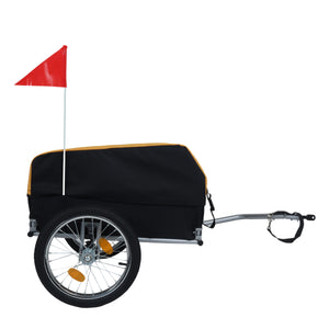 Heavy-Duty Bike Cargo Trailer with Removable Waterproof Cover