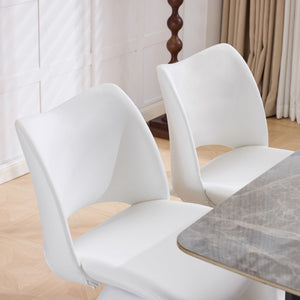 Modern Swivel Dining Chair With High Back