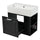 Modern Wall Mounted Bathroom Vanity With Sink, Soft Close Drawer, Adjustable Shelf, Toilet Paper Holder - Best Buy Furniture