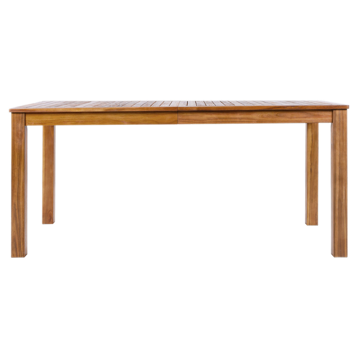 TOPMAX Patio Wooden Dining Table, 67"L Rectangular