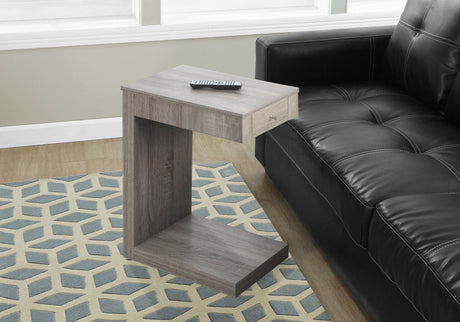 Accent Table, C - Shaped Contemporary & Modern - Taupe - Best Buy Furniture
