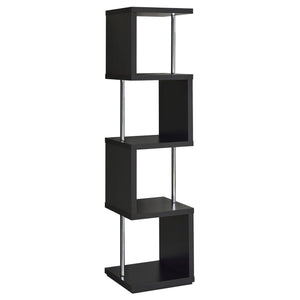 4 Tier Bookcase With Accents