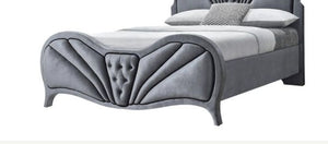 Dante - Queen Bed - Gray - Best Buy Furniture