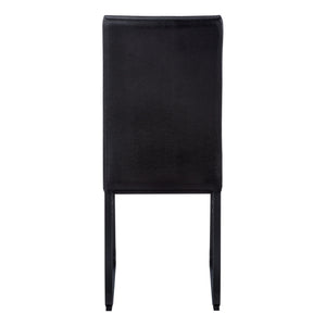 Dining Chair Side Upholstered, For Dining Room (Set of 2) - Black - Best Buy Furniture
